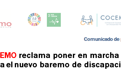 ASANHEMO reclama poner en marcha el nuevo baremo de discapacidad