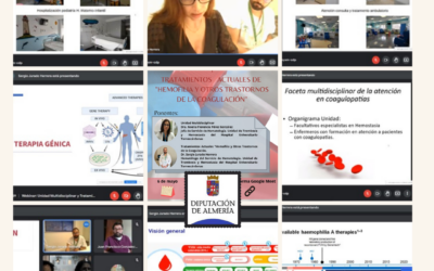 Dra. Noelia Pérez y Dr. Sergio Jurado del Hospital Universitario Torrecárdenas imparten el  webinar “Unidad Multidisciplinar y Tratamientos Actuales de Hemofilia y otros Trastornos de la Coagulación”