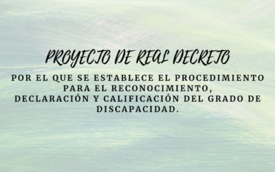 Nuevo Baremo de Reconocimiento de la Discapacidad