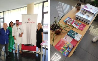 Mesa informativa en el Hospital Valle de los Pedroches – Córdoba.