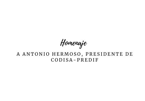 Homenaje Presidente CODISA-PREDIF