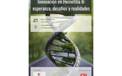 Jornada de Innovación en Hemofilia B- Esperanza, desafíos y realidades