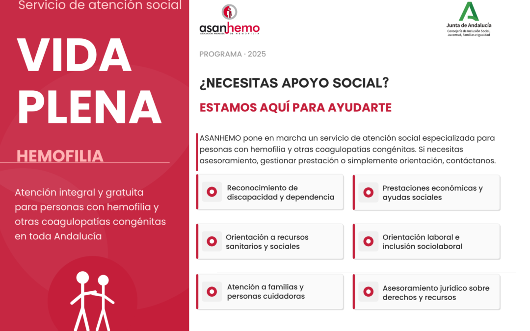 Asanhemo completa el programa «Vida Plena Hemofilia Andalucía» 2025