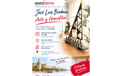 ASANHEMO presenta «Arte y Hemofilia», una exposición de José Luis Biedma en Sevilla