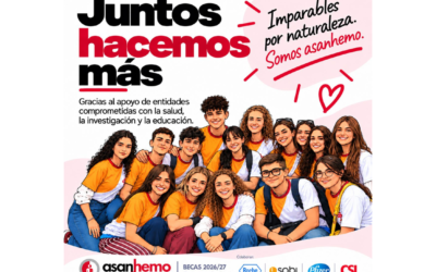 Asanhemo abre su primer Programa de Becas 2026/27 y anima a unirse a la asociación